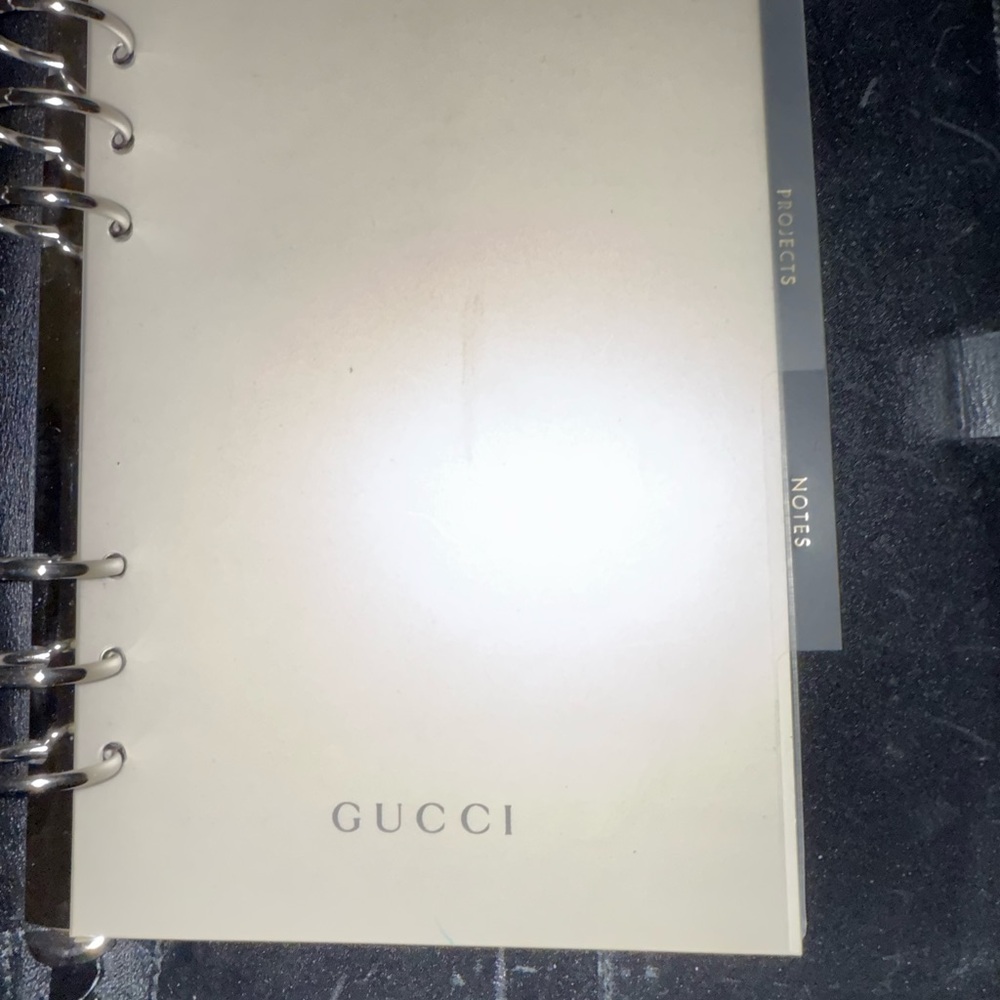 Guccissima Zip Around Large Agenda Organizer Planner GM size - Picture 4 of 9
